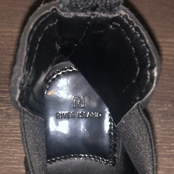 River Island Suede Transparent Sole Boots - Picture 6 of 15